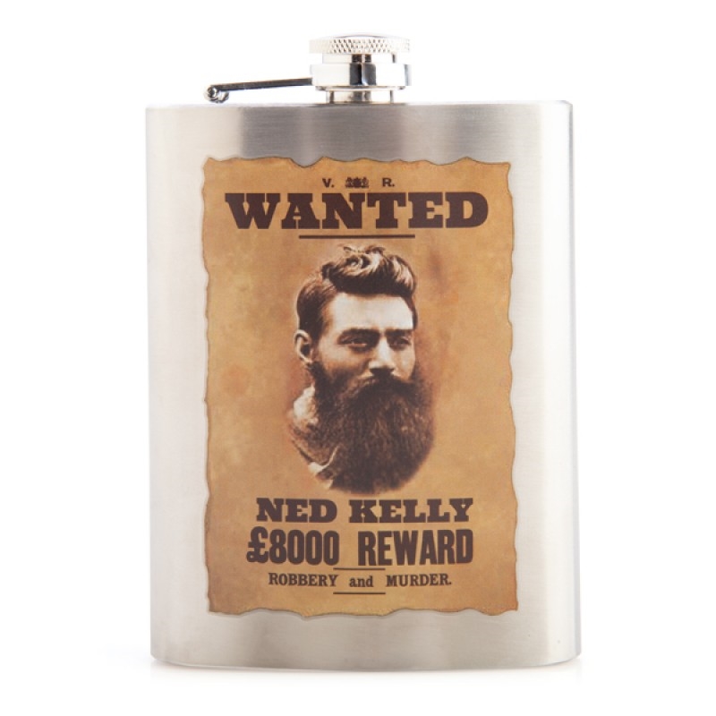 V210-2671031-SDC_2671031_2022-01-3-16-13-45-00 Ned Kelly Metal Flask - Image 1