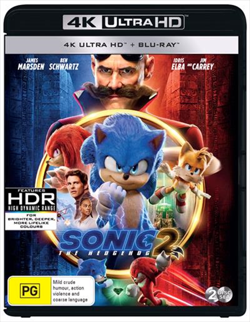 V210-2673442-76225-00 Sonic The Hedgehog 2 | Blu-ray + UHD UHD - Image 1