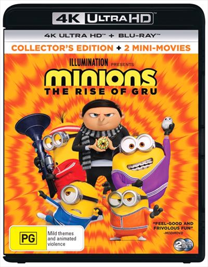 V210-2680085-76230-00 Minions - The Rise Of Gru | Blu-ray + UHD - Collector's Edition - + 2 Mini-Movies UHD - Image 1