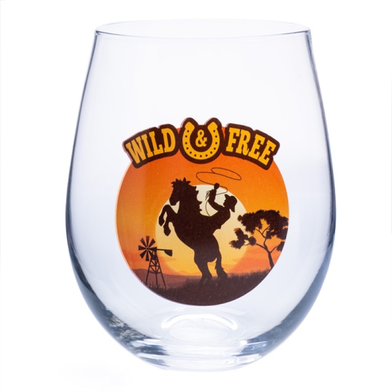 V210-2680604-89327-00 Wild And Free Stemless Wine Glass - Image 1