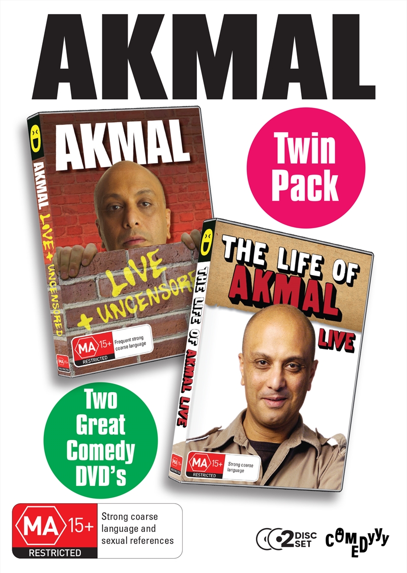 V210-2725958-80651-00 Live And Uncensored/Life Of Akmal DVD - Image 1