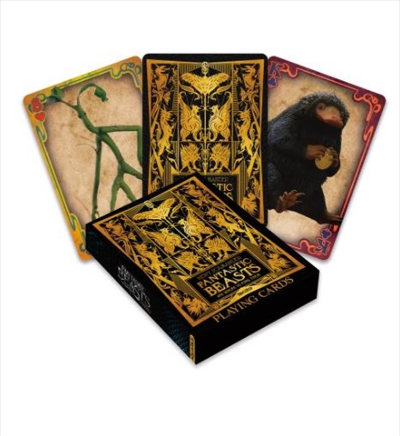 V210-2854777-202503071805-00 Fantastic Beasts Playing Cards - Image 1