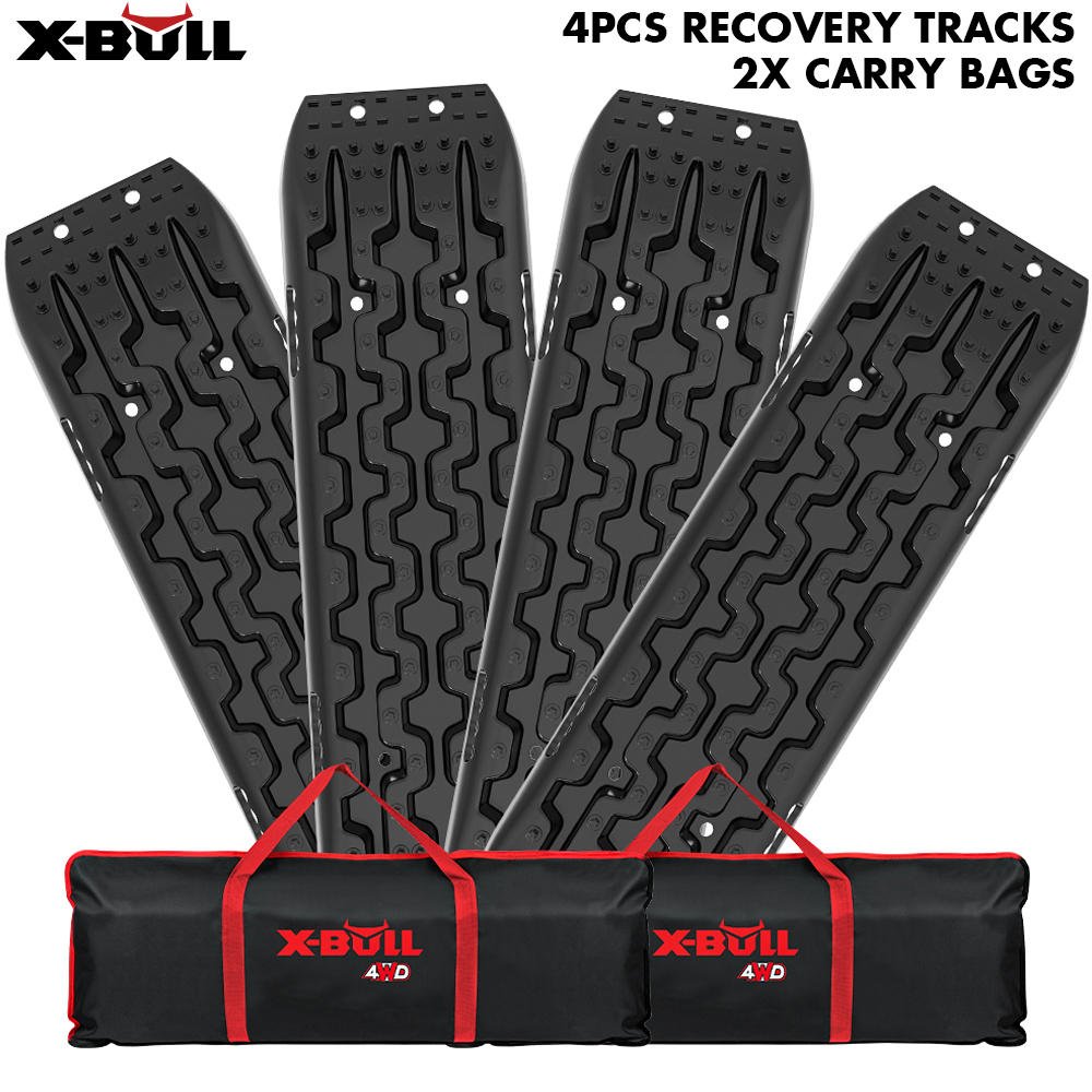 V211-AU-RT009NXBWP012X2-189556-00 X-BULL Recovery Tracks Boards 10T 4PCS Snow Mud Essential Car Vehicle 4WD Carry Bag - Image 1