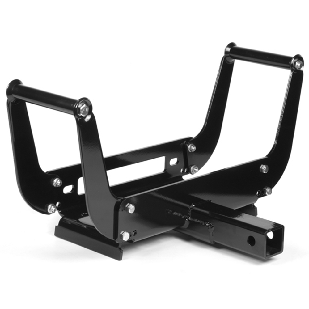 V211-AUEB-WP009-2c46fc978273db7f-00 X-BULL Winch Cradle Mounting Plate Bracket Foldable Steel Bar Truck Trailer 4WD Universal For 9000 10000 12000 13000 14500LBS winch - Image 1