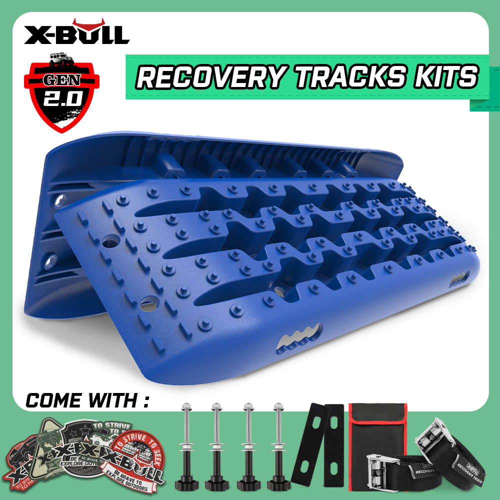 V211-AUEB-XBST005-P-5df50249030b25ca-00 X-BULL Recovery tracks Sand Trucks Offroad With 4PCS Mounting Pins 4WDGen 2.0 - blue - Image 1