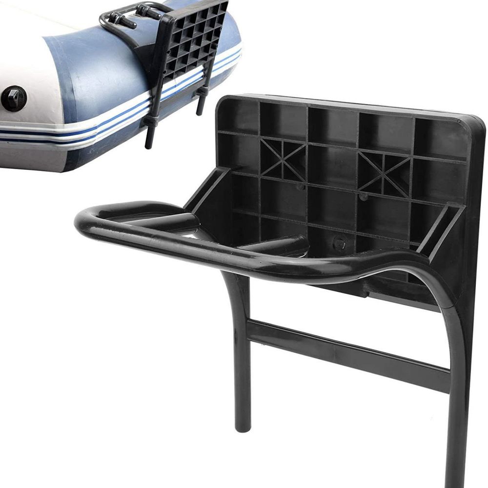 V213-MS01-A-BLK-XWwXQOl-00 Boat Motor Mount Bracket Inflatable Fishing Boat Outboard Motor Stand - Image 1