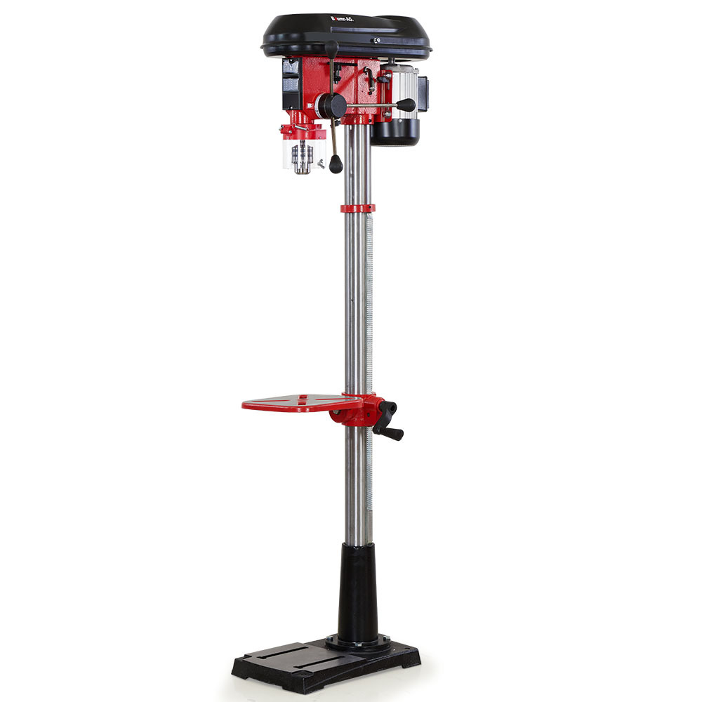V219-DRLDPRBMRAD19-225736-00 Baumr-AG 600W 12" Pedestal Floor Drill Press, 16 Speeds, 16mm Chuck (DP19) - Image 1