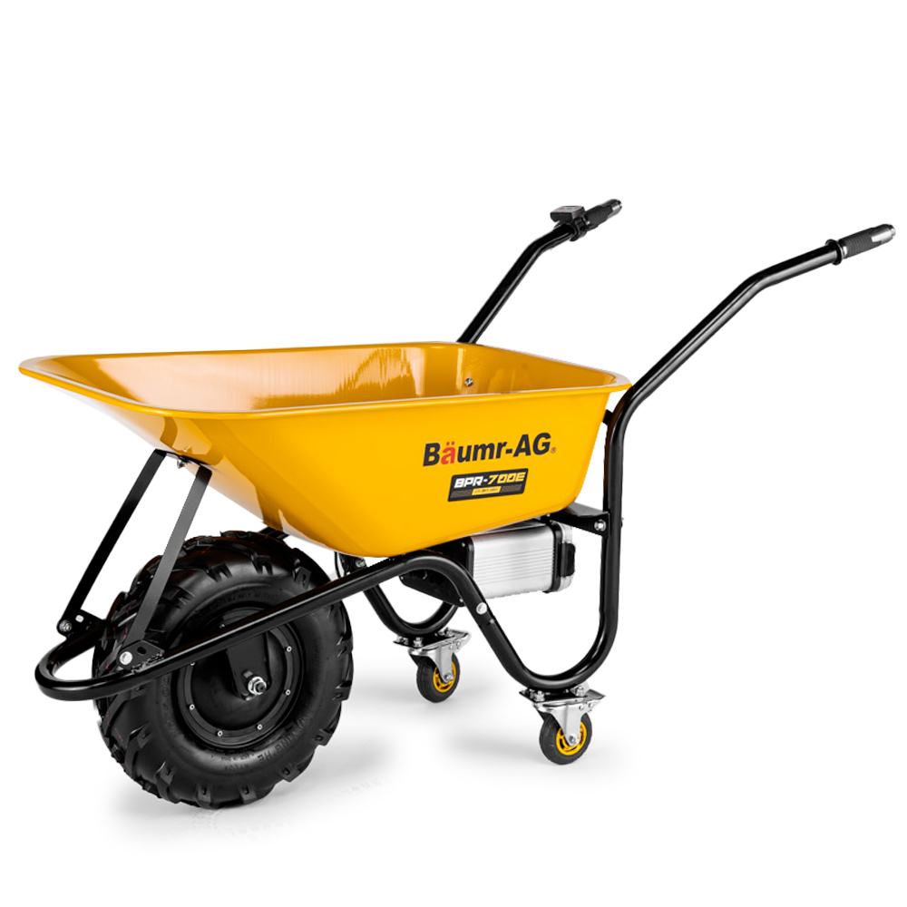 V219-GDTPBWBM7CEA-202503071338-00 Baumr-AG 40V Battery Powered Wheelbarrow Motorised Electric, 80L Bucket Volume, 260kg Capacity - Image 1