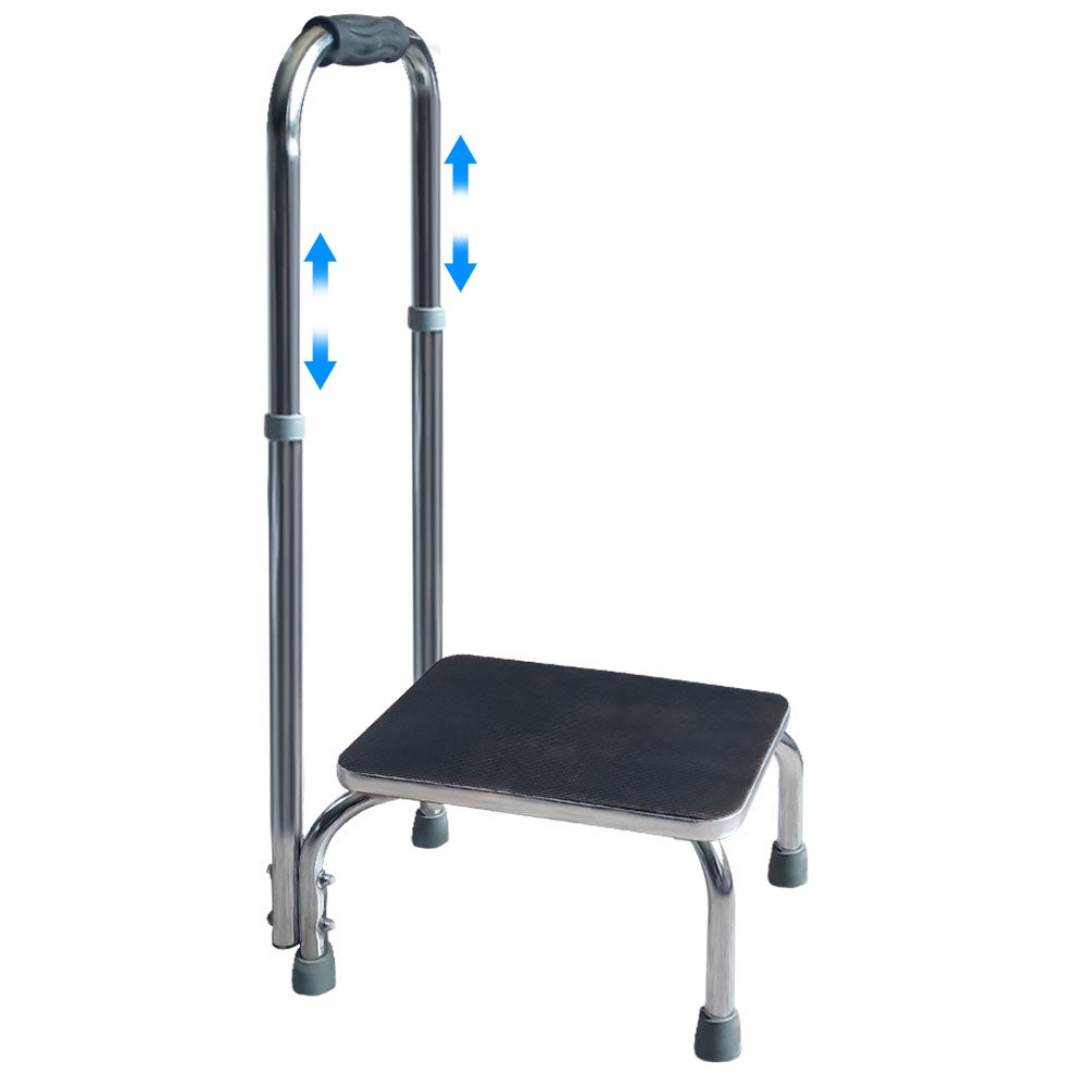 V219-HELSBSEQSS6A-202508141553-00 Equipmed Bath and Shower Assistance Step Mobility Aid, 150kg Max Capacity, with Handle Height Adjustment - Image 1