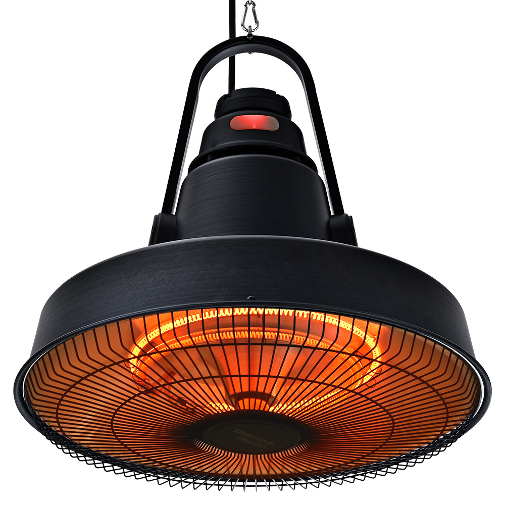 V219-HTREHTTHP5KA-225353-00 THERMOMATE 1500W Hanging Outdoor Electric Patio Heater, Radiant Carbon Fiber Element, with Remote Control - Image 1