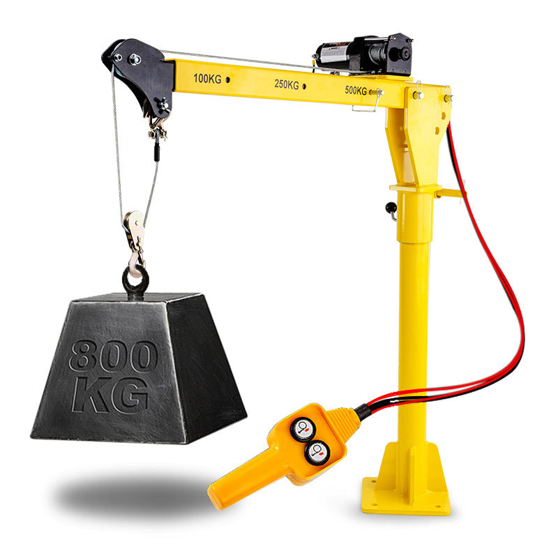 V219-LFTHSTTRXB0XL-44947-00 T-REX 800kg Electric Hoist Winch Crane 12V 360 Degree Engine Car Truck Lift - Image 1