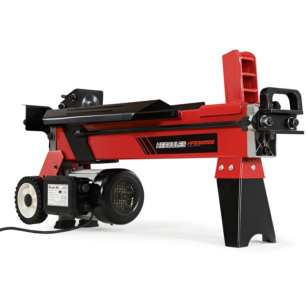 V219-LGSELEBMRA3M2-74158-00 Baumr-AG 9 Ton Electric Log Splitter 9T Wood Cutter Hydraulic Fire Wood Block Axe Small Machine - Image 1