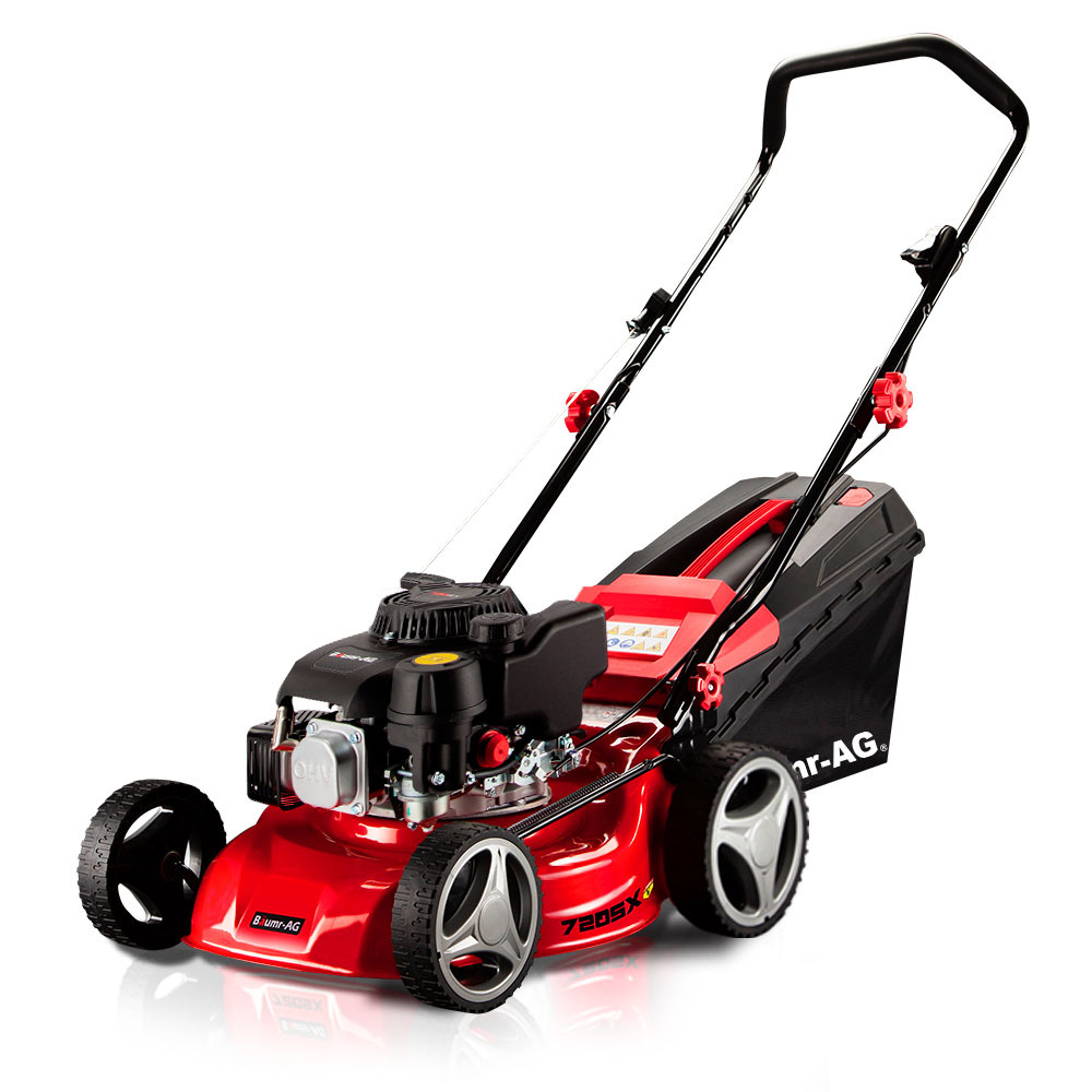 V219-MOWPSHBMRA17S-44712-00 Baumr-AG Lawn Mower 139CC 17 Petrol Push Lawnmower 4-Stroke Engine Catch - Image 1