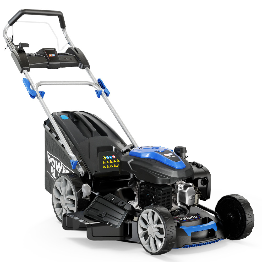 V219-MOWSPRPB22EA-225660-00 PowerBlade 22" 224cc Self-Propelled Lawn Mower, Electric Start, 7 Height, Steel Deck, Deck Wash Port, OHV 4-Stroke Petrol - VS1000 - Image 1