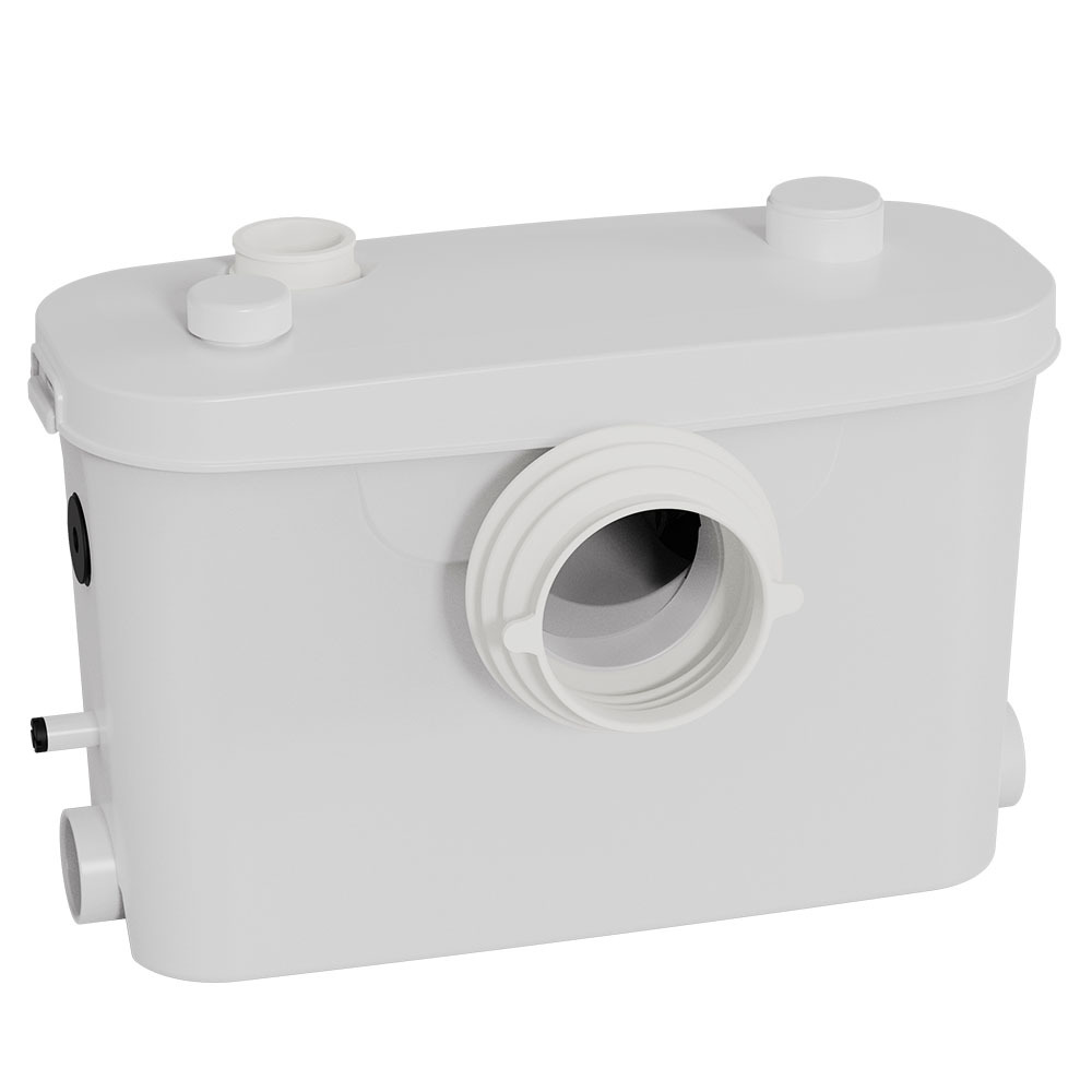 V219-PMPMCPPT4P4A-202503241145-00 PROTEGE Macerator Pump, with 4 Inlet, for P-Trap Toilet, House, Bathroom, Shower, Sink, Washing Machine - Image 1