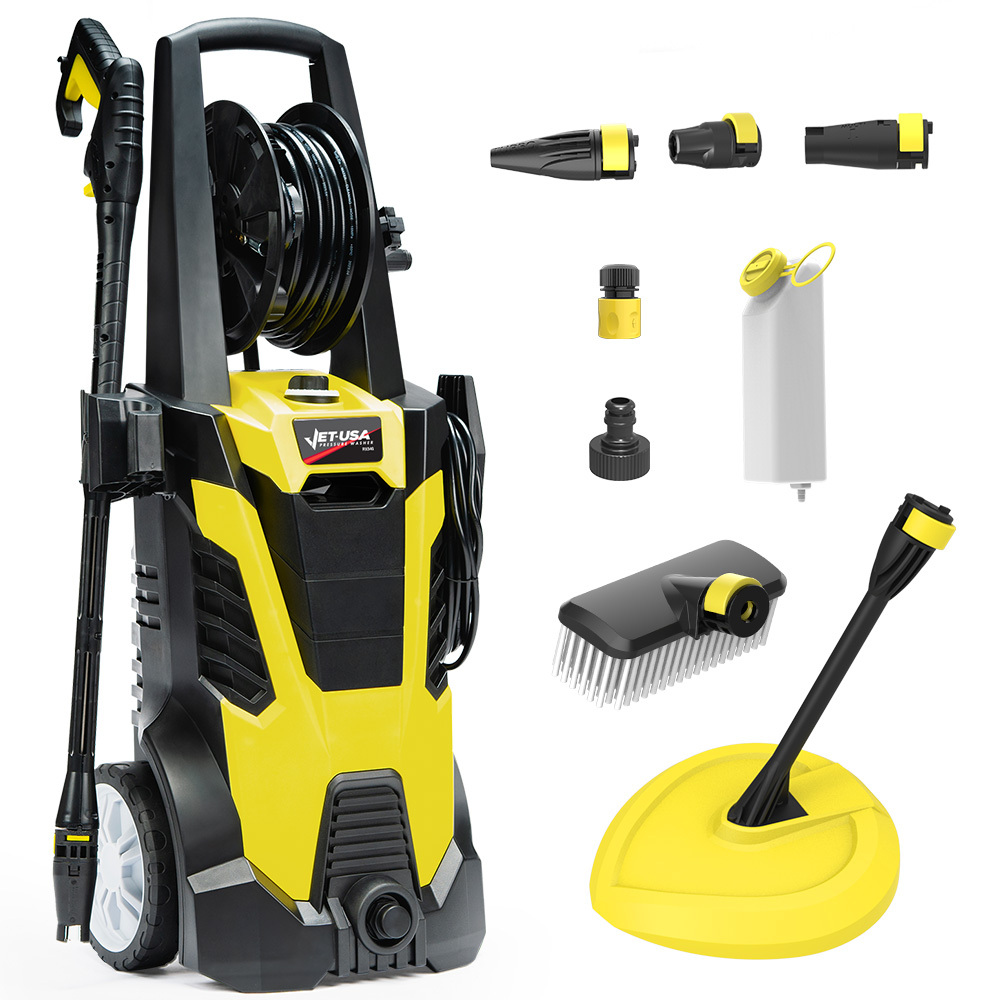 V219-PRWELEJT40SA-225540-00 JET-USA RX540 Electric High Pressure Washer, 2800PSI 2 Nozzles, Brush Head, Deck Cleaner, Detergent Bottle, 10M Hose - Image 1