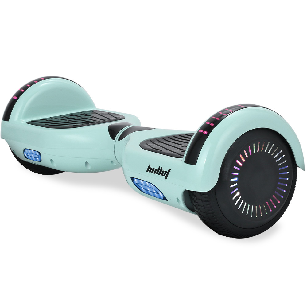 V219-TOYHVBBL6MNA-202504281622-00 BULLET SX-2000 Hoverboard Scooter, 500W Brushless, Superior Self Balancing System, UL Certified, LED Lights, Mint Green - Image 1
