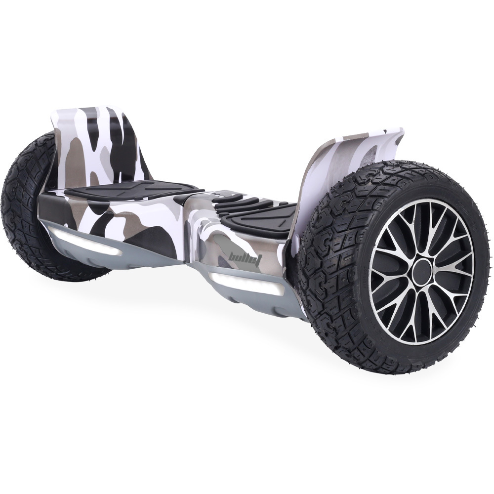 V219-TOYHVBBL8GCA-202504281622-00 BULLET SX-4000 Hoverboard Scooter, 8.5" Wheels, 700W Brushless, Superior Self Balancing System, UL Certified, LED Lights, Carry Bag, Camo - Image 1