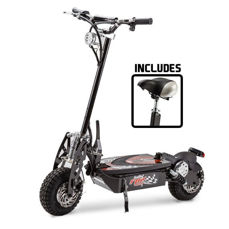 V219-TRNSCOBULA6RD-44444-00 BULLET RPZ1600 Series 1000W Electric Scooter 48V - Turbo w/ LED for Adults/Child - Image 1