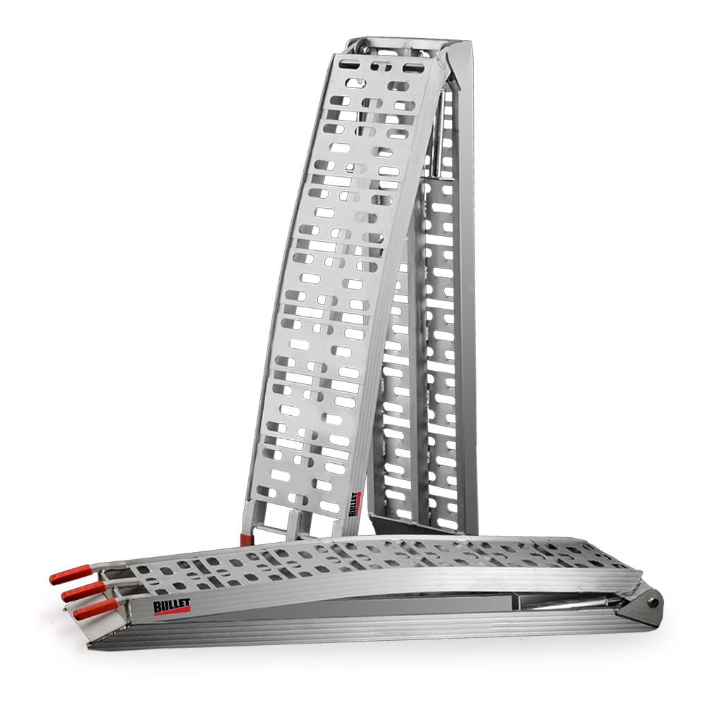 V219-VHWRMPBU1MLA-74444-00 BULLET Pair of 2.3m Aluminium Loading Ramps, 1360kg capacity - Image 1
