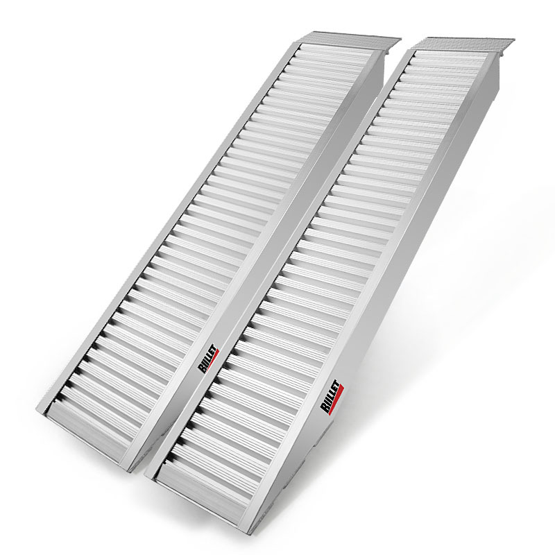 V219-VHWRMPBU2M0AX2-225308-00 BULLET Pair of 1.6m Aluminium Loading Ramps, 4050kg capacity - Image 1