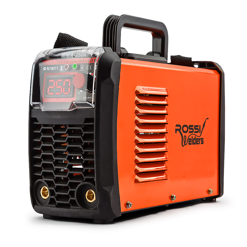 V219-WLDMMAROSB2C5-225295-00 ROSSI 250 Amp Stick Welder, Portable Arc MMA Inverter Welding Machine, 15A Plug - Image 1