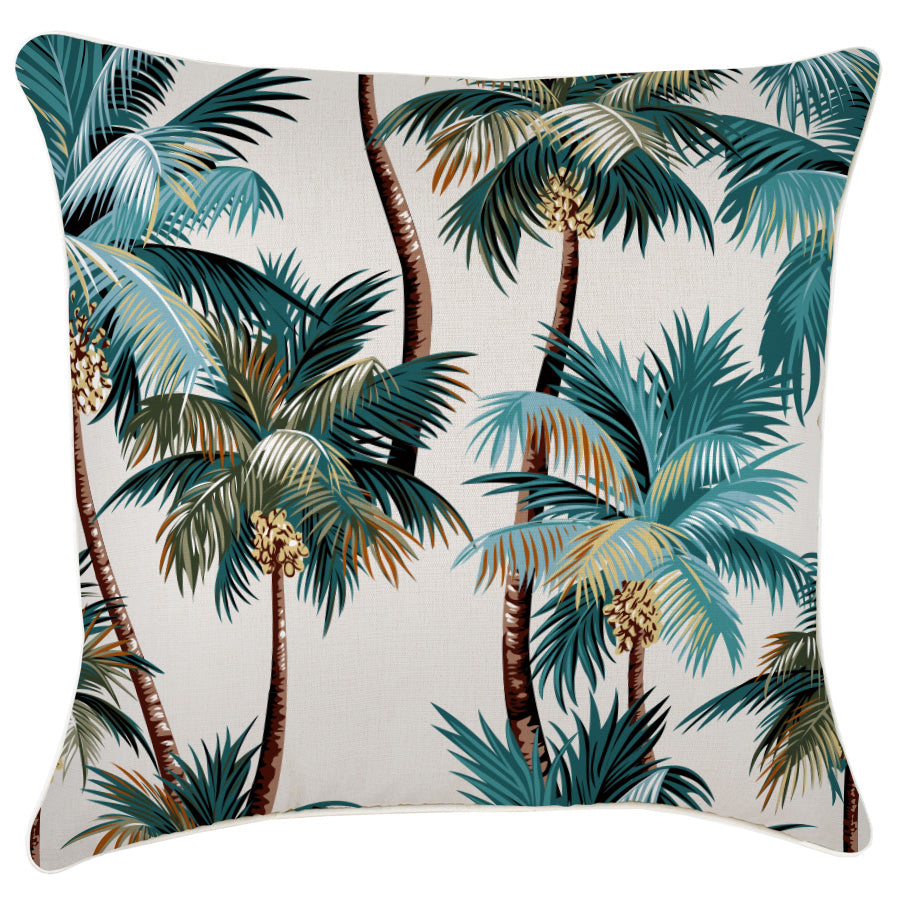 V236-EP12204503WP_EP12204503WP_Indoor-Outdoor-Cushion-Cover-Palm-Trees-Natural Cushion Cover-With Piping-Palm Trees Natural-60cm x 60cm - Image 1