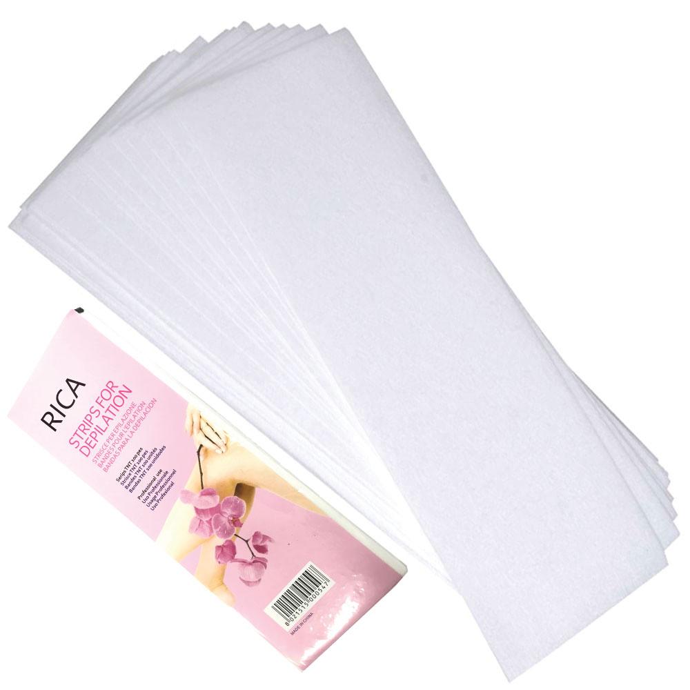 V238-SUPDZ-19774924230-202507252150-00 100x Pre-Cut Strips Pack - 70gsm Non Woven Disposable Cut Waxing Papers - Image 1