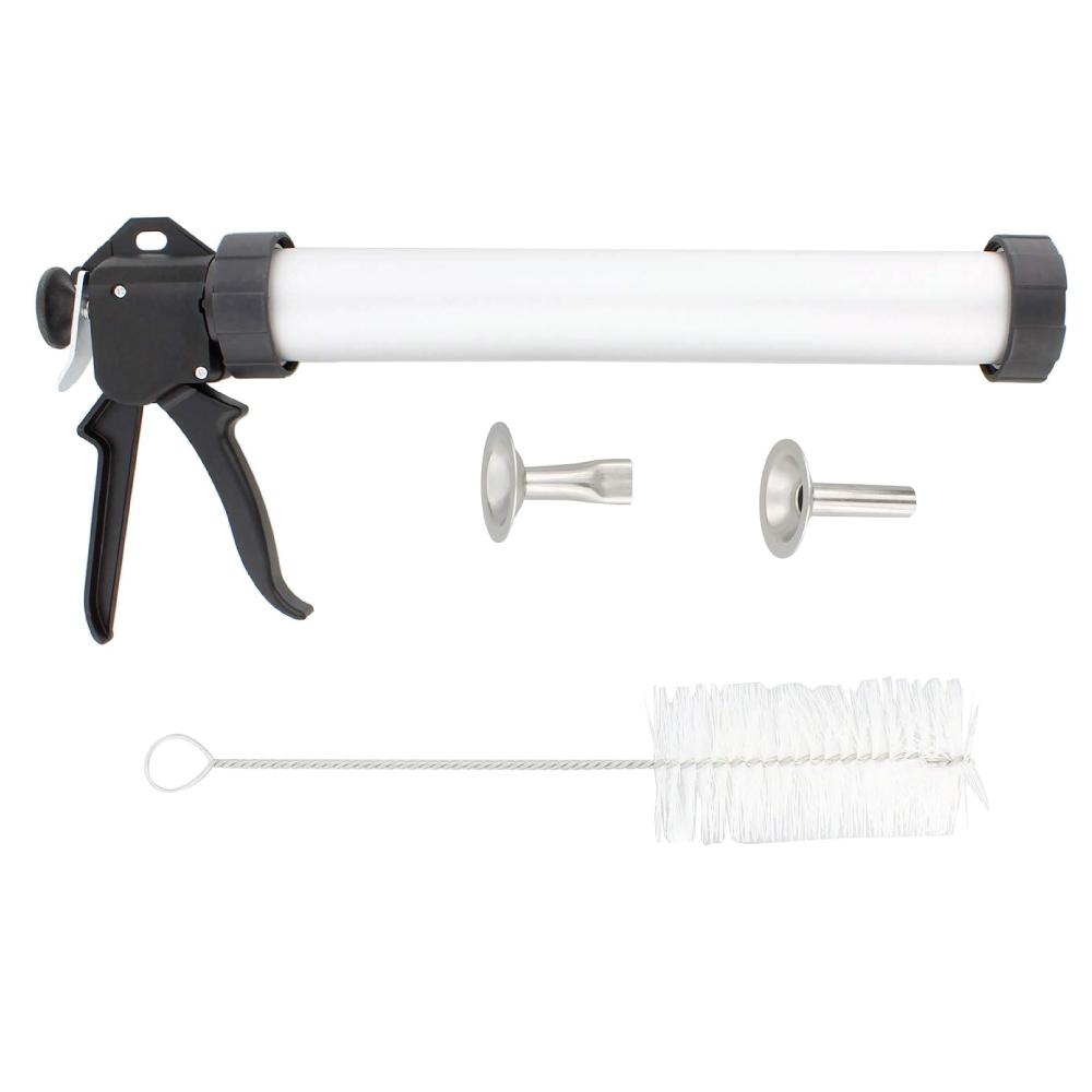 V238-SUPDZ-28148451213392-131948-00 15" Beef Jerky Gun Food Grade Aluminium - Homemade Sausage Making Cannon Kit - Image 1