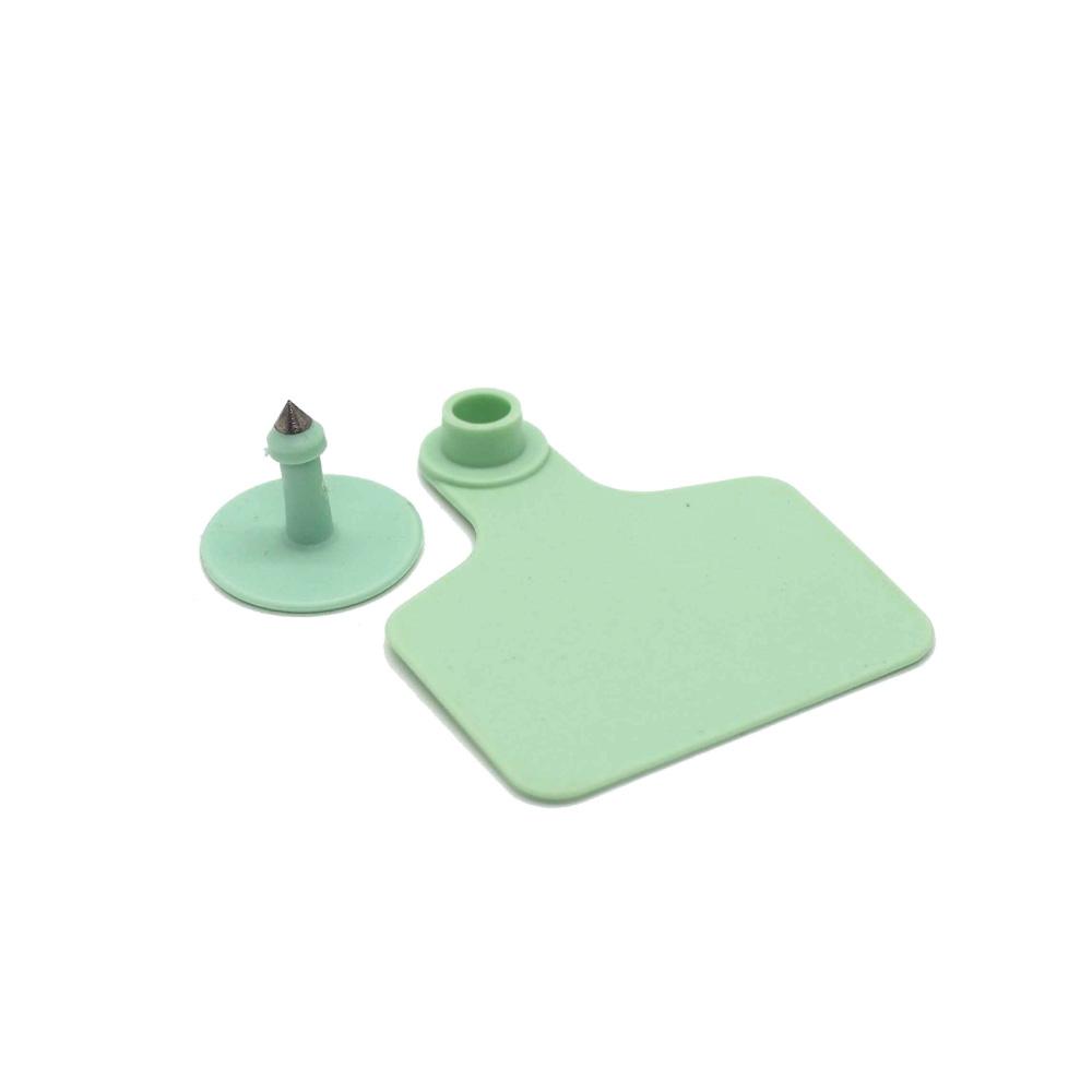 V238-SUPDZ-28211700695120-202505221148-00 100x Cattle Ear Tags 6x7cm Set - Medium Green Blank Cow Sheep Livestock Label - Image 1