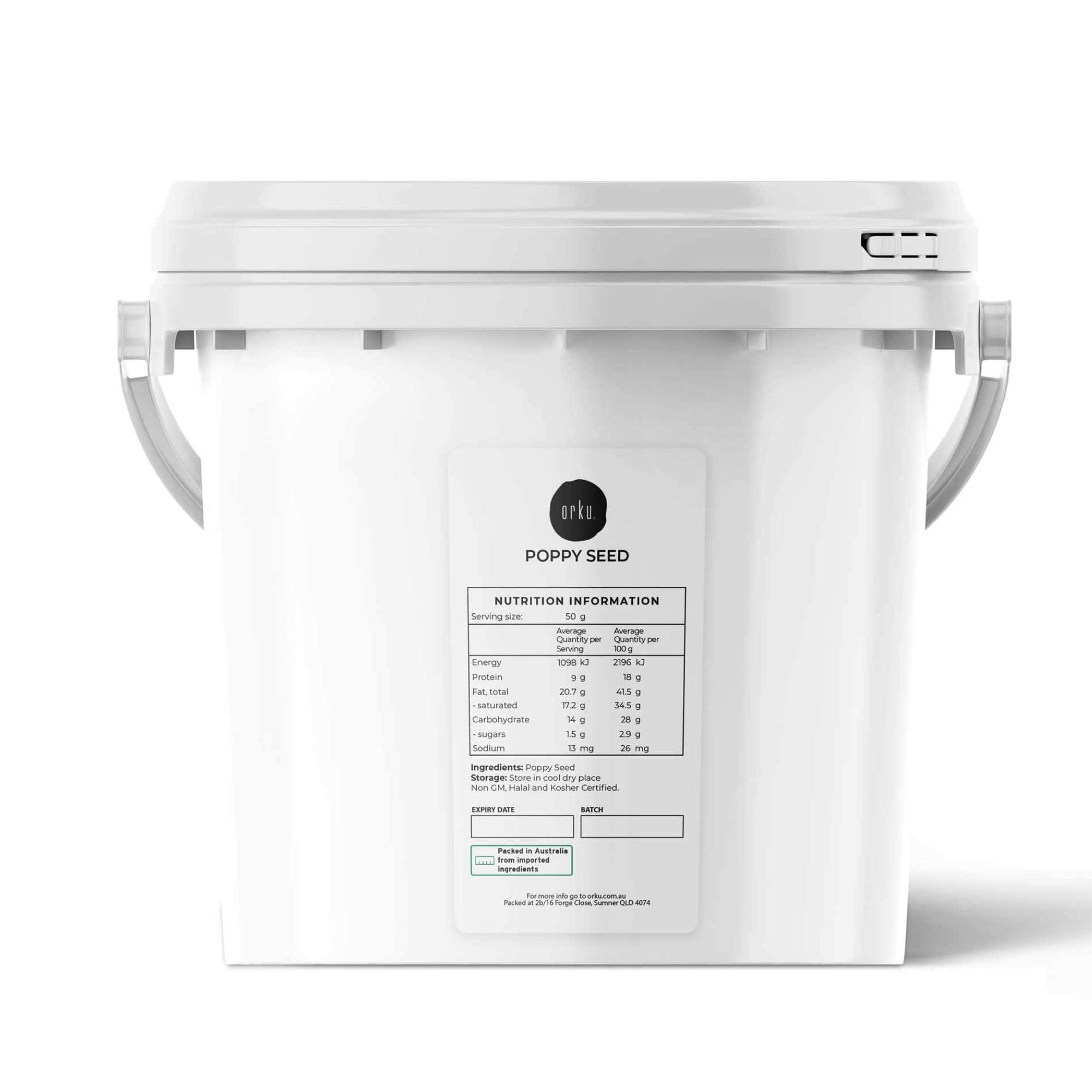 V238-SUPDZ-28986473119824-202509081448-00 3.5Kg Poppy Seeds Unwashed Bucket Papaver Somniferum For Baking and Decorating - Image 1