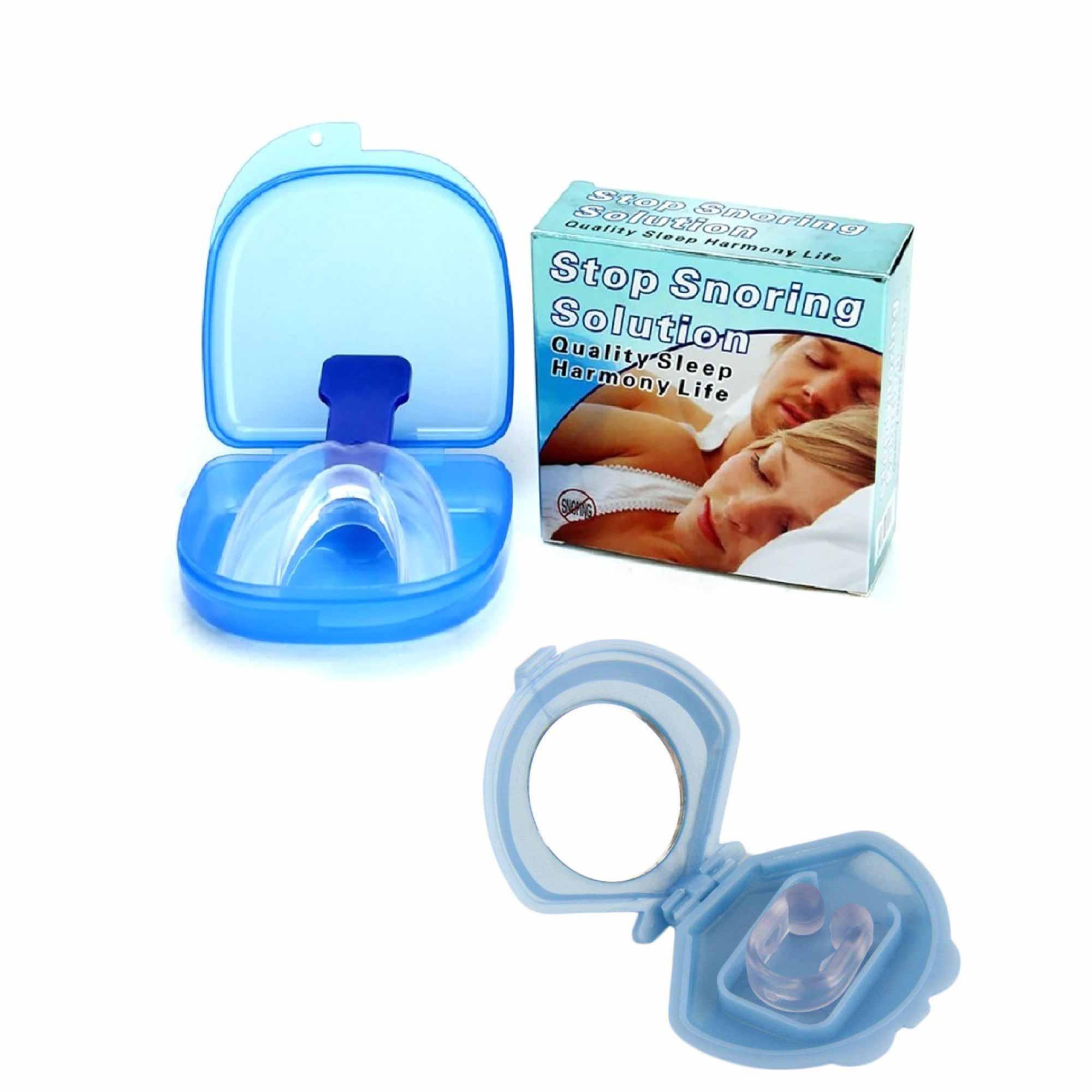 V238-SUPDZ-31746003173456-202505231325-00 Mouthguard Mouthpiece + Nose Clip Anti Snoring Aid Sleep Breathing Device - Image 1