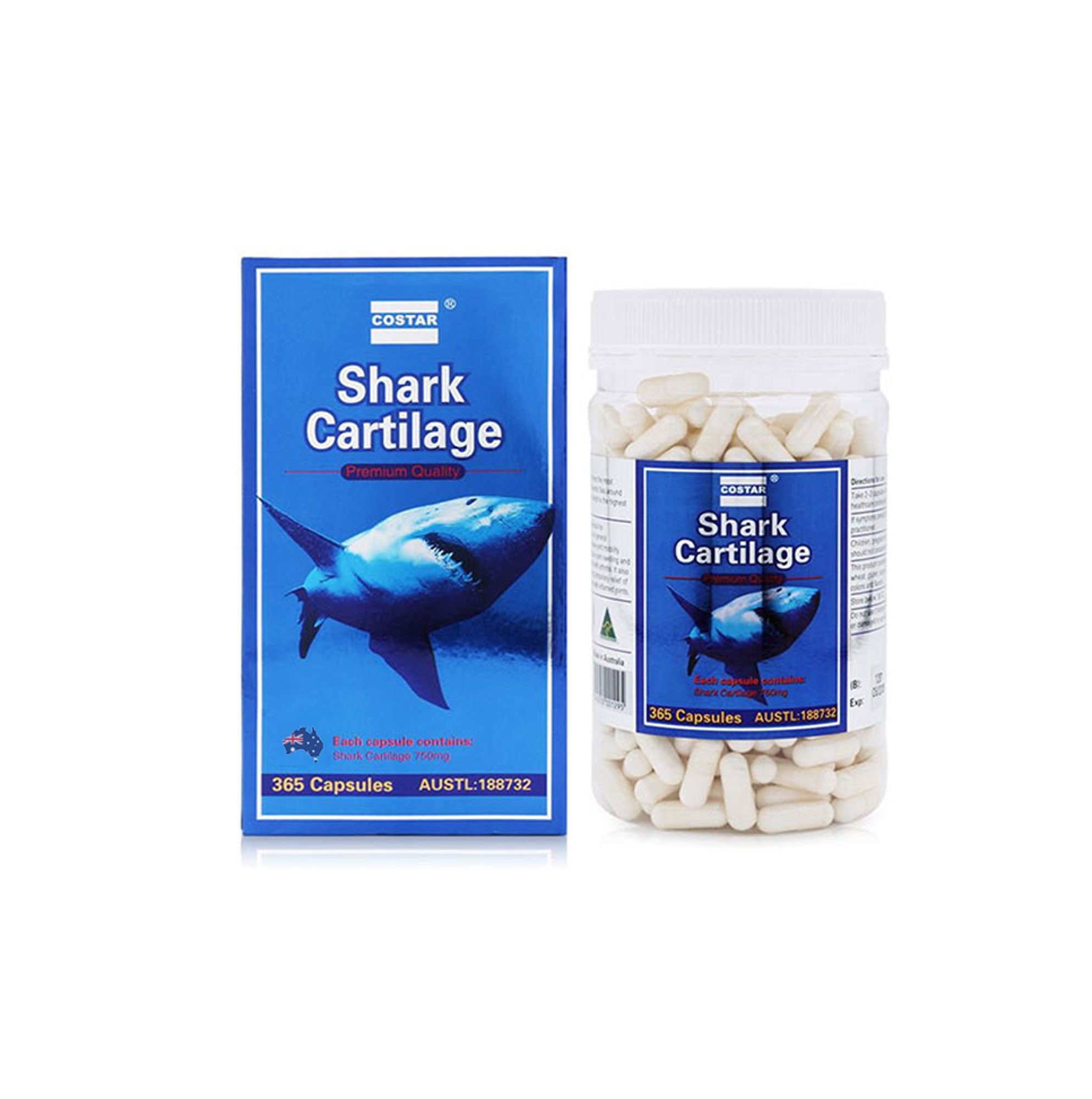 V238-SUPDZ-32330642161744-202507251941-00 365x 750mg Shark Cartilage Caps Costar Joint Anti Inflammatory Supplement - Image 1