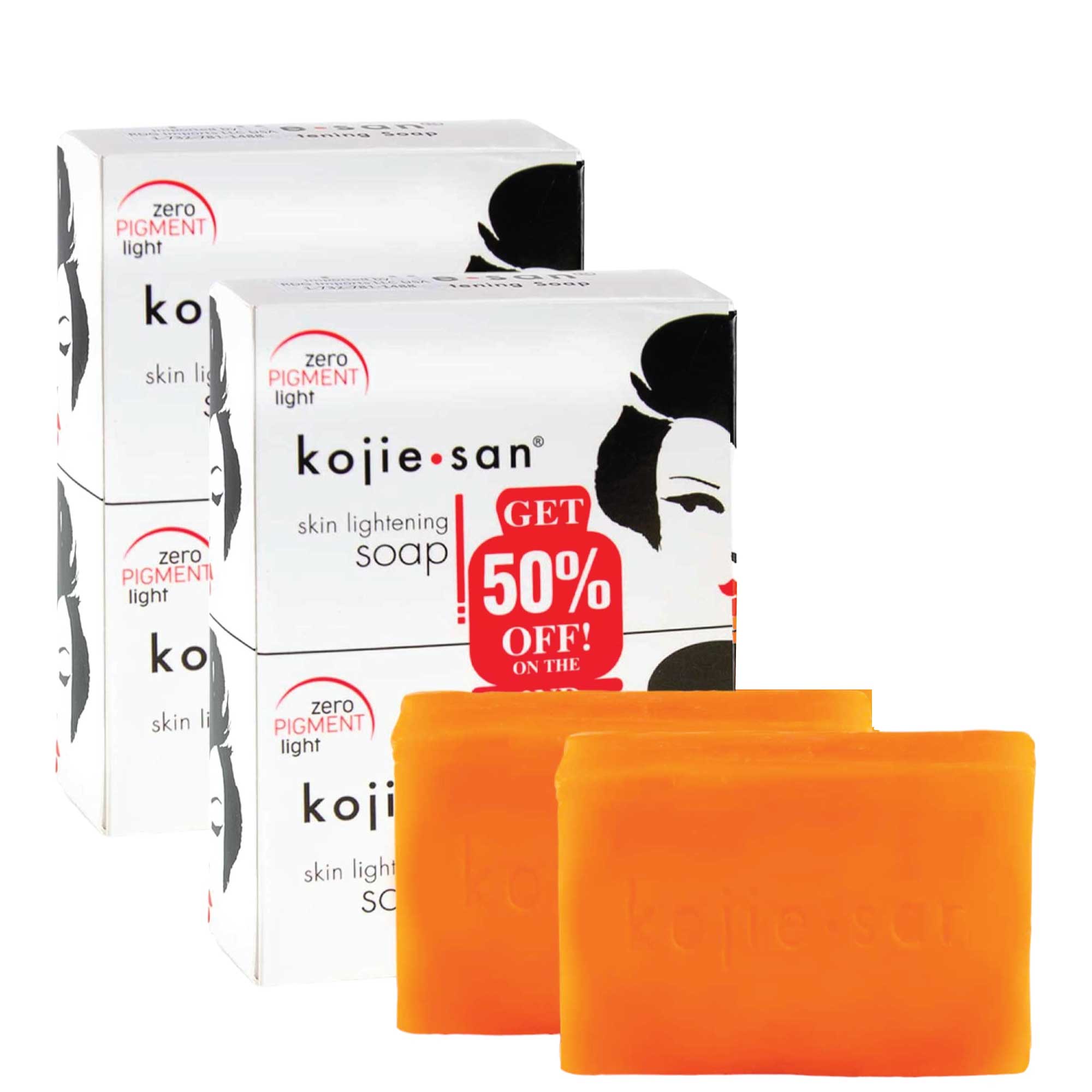V238-SUPDZ-40228858265680-202505221655-00 4x 135g Kojie San Soap Bar - Original Kojic Acid Bars - Image 1