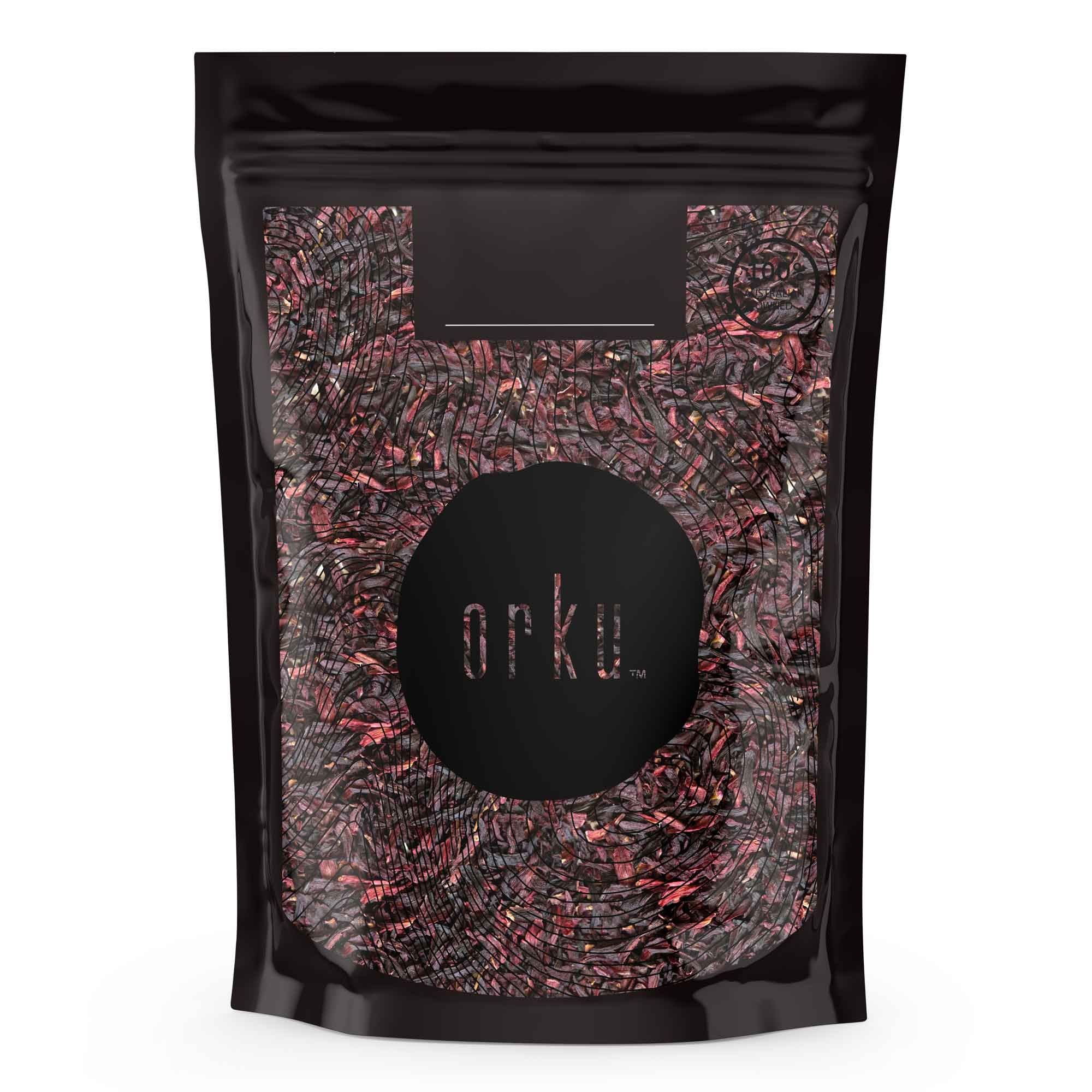 V238-SUPDZ-40319459754064-202505231205-00 25g Organic Hibiscus Rosella Flower Crushed - Dried Herbal Tea Supplement - Image 1