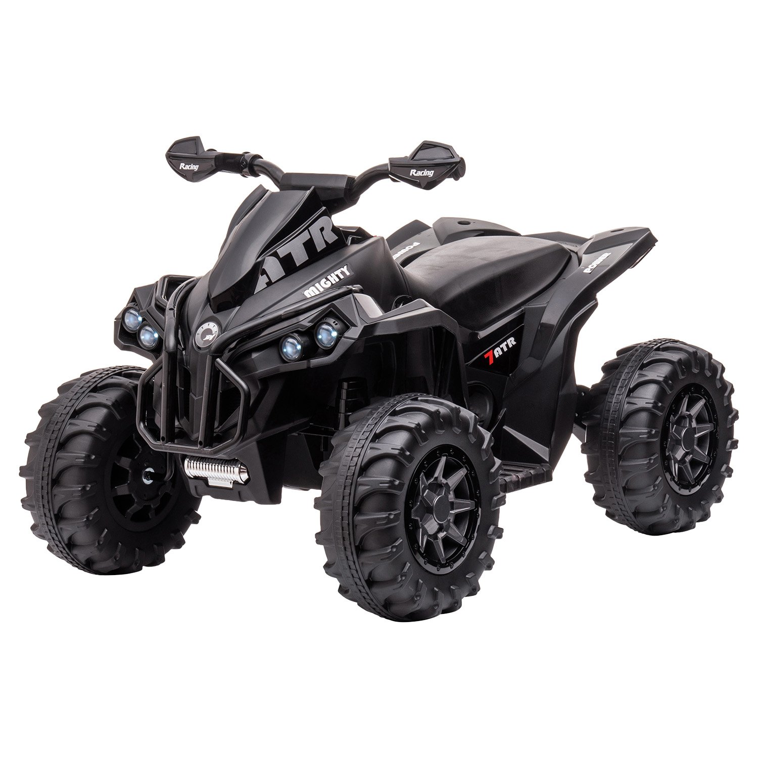V240-CAR-GTS-1199-BK-70559-00 Kahuna GTS99 Kids Electric Ride On Quad Bike Toy ATV 50W - Black - Image 1