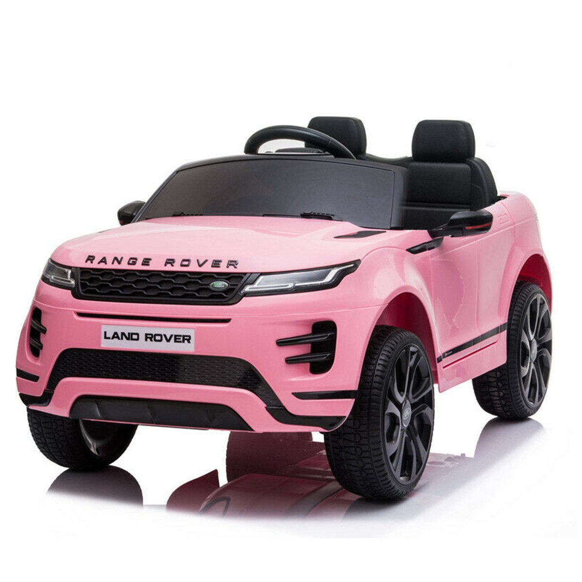 V240-CAR-LRV-PK-70524-00 Kahuna Land Rover Licensed Kids Electric Ride On Car Remote Control - Pink - Image 1