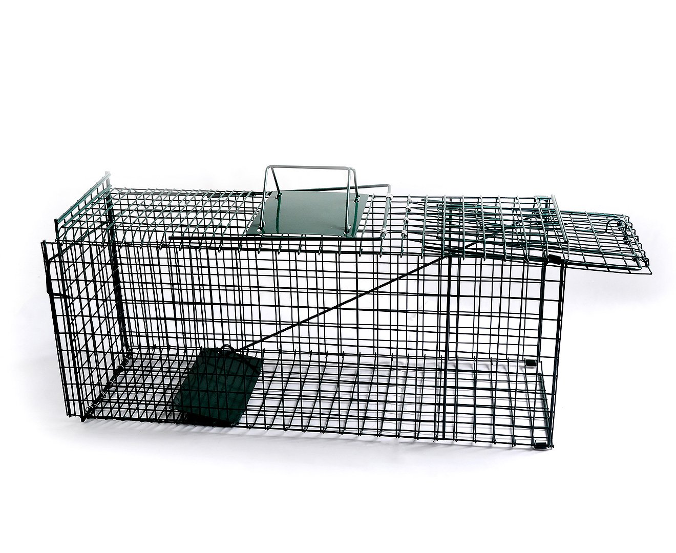 V240-CH-628-75210-00 Klika Humane Live Animal Trap Possum Rat Rabbit Hare Catcher Folding Cage - Image 1