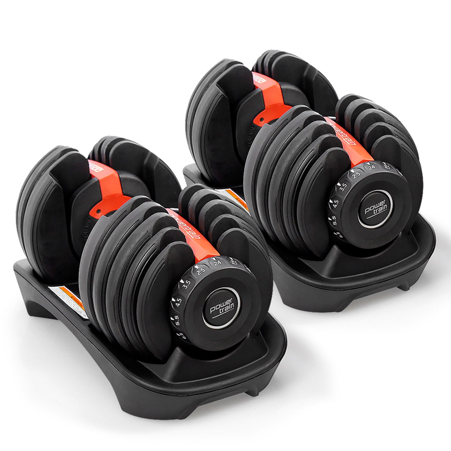 V240-DMB-BF1-024-2-71463-00 Powertrain 48k Adjustable Dumbbell Home Gym Set - Image 1