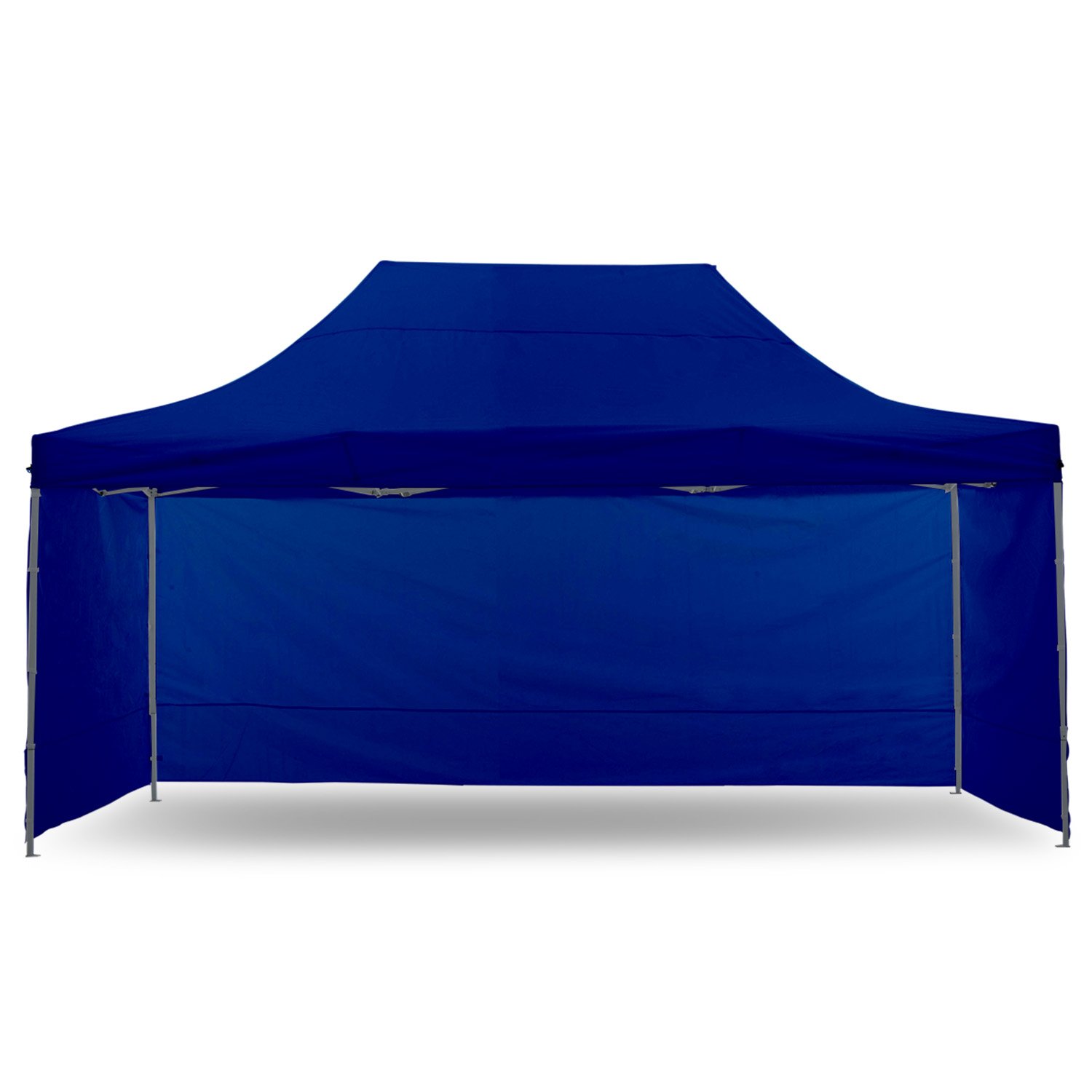 V240-GAZ-POP-3X45-BU-73601-00 Wallaroo Gazebo Tent Marquee 3x4.5m PopUp Outdoor Blue - Image 1