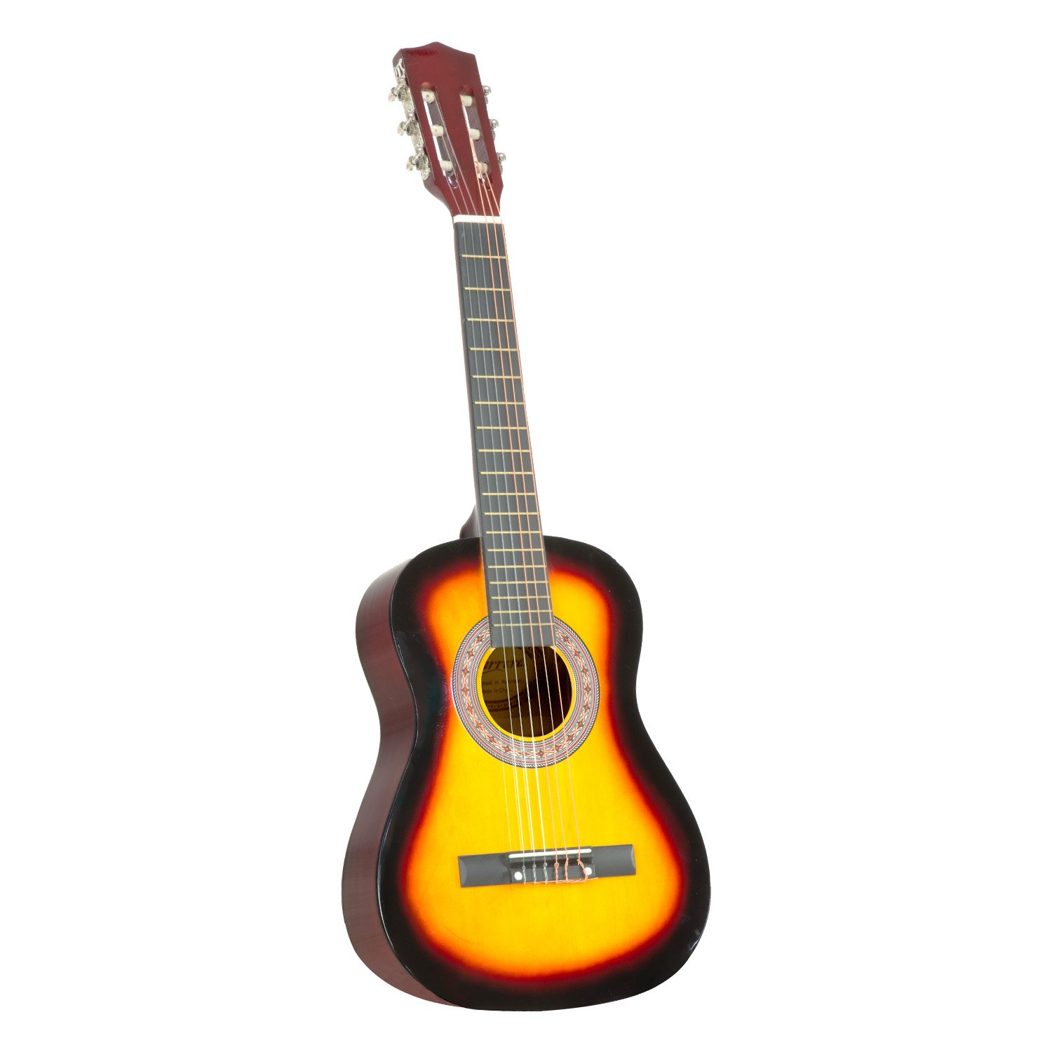 V240-NC-34-SB-71748-00 Karrera 34in Acoustic Wooden Childrens Guitar - Sunburst - Image 1