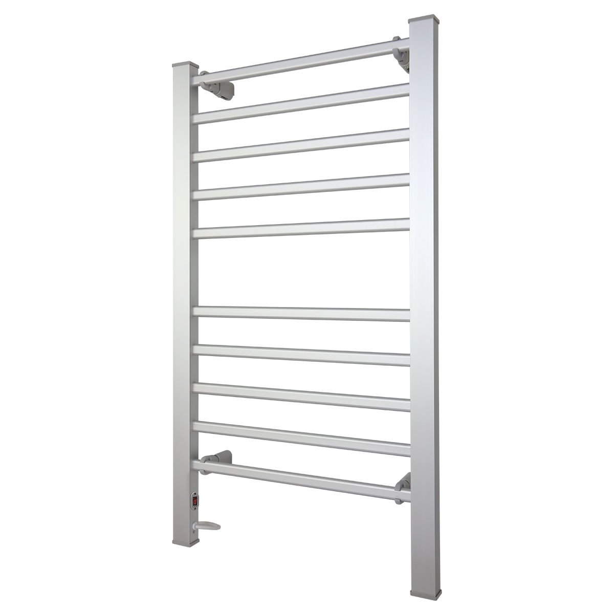 V240-PTR-EVA-160-SL-68279-00 Pronti Heated Towel Rack Electric Bathroom Towel Rails Warmer Ev-160- Silver - Image 1