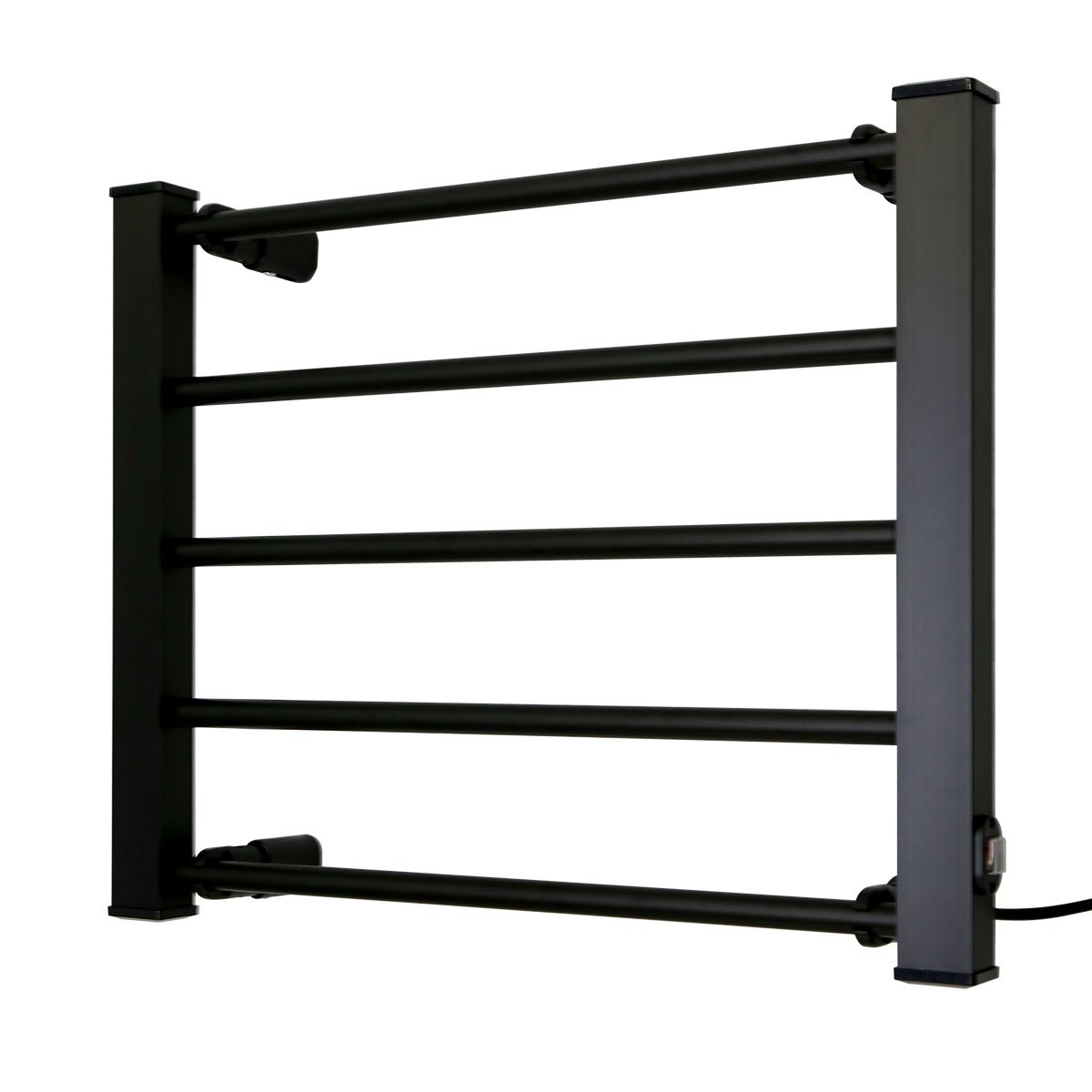 V240-PTR-EVA-90-BK-68272-00 Pronti Heated Towel Rack Electric Bathroom Towel Rails Warmer Ev-90 -black - Image 1