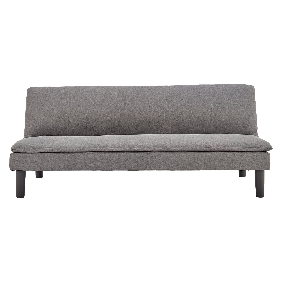 V240-SOFA-M2830-LNN-DGY-73519-00 Sarantino 3 Seater Modular Faux Linen Fabric Sofa Bed Couch -Dark Grey - Image 1