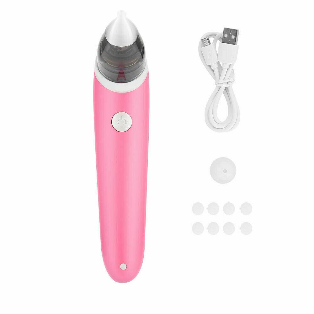 V255-XBQ001-R-52188-00 Baby Nasal Aspirator Electric Safe Hygienic Nose Cleaner Snot Sucker For baby (Red) - Image 1