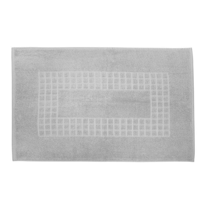 V262-CR-STK-013LG-s-l1600-3-00 Microfiber Soft Non Slip Bath Mat Check Design (Grey) - Image 1