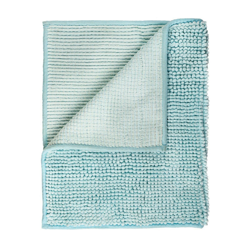 V262-CR-STK-028A-s-l1600-3-00 Microfiber Shower & Bathroom Bath Mat Non Slip Soft Pile Design (Aqua) - Image 1