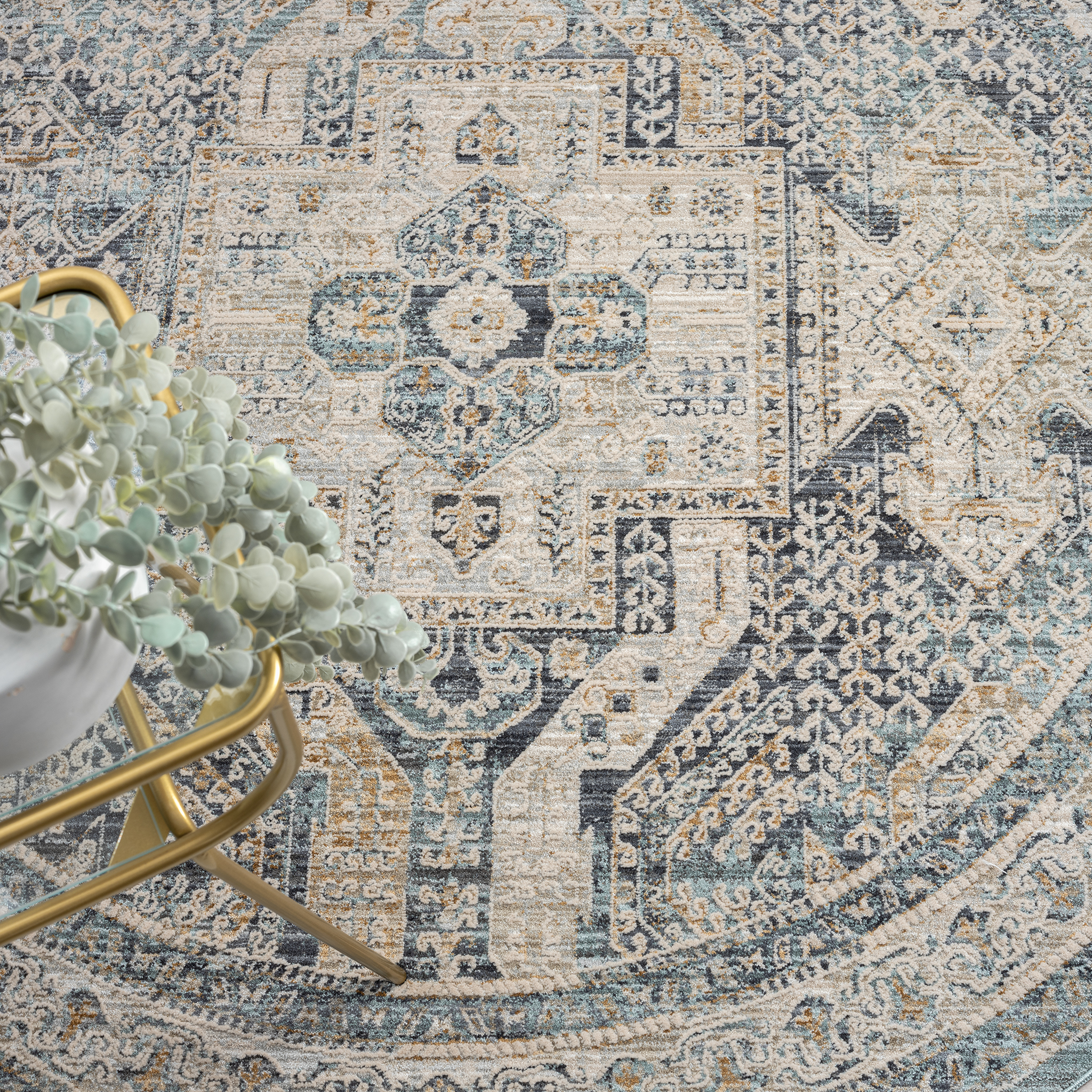 V262-LGH2403206752CHA-172896-00 Aubre Contemporary Area Rug - Charcoal - 240x320 - Image 1