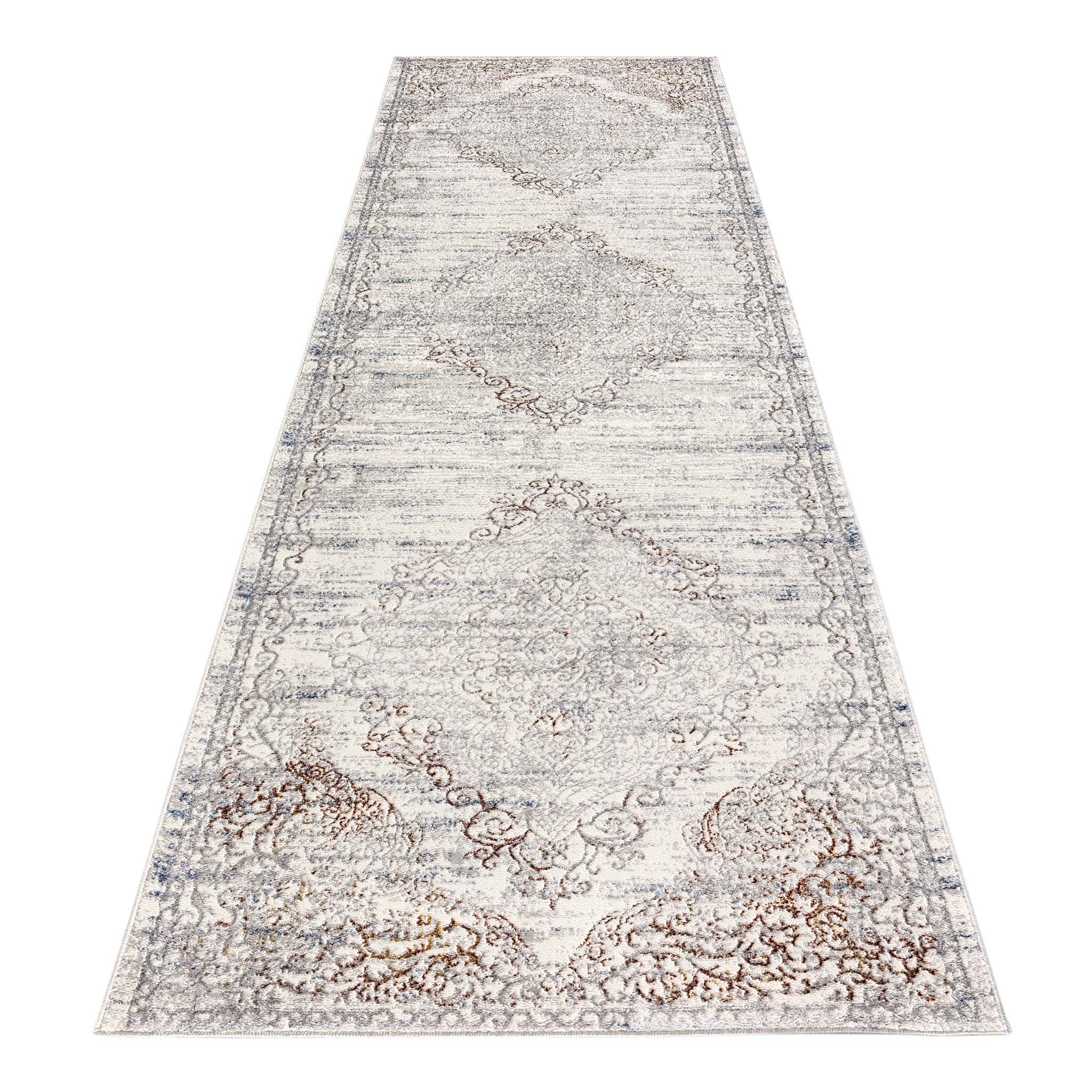 V262-LGH240330623CRE-172646-00 Luxe Vintage Textured Rug - Cream - 240x330 - Image 1