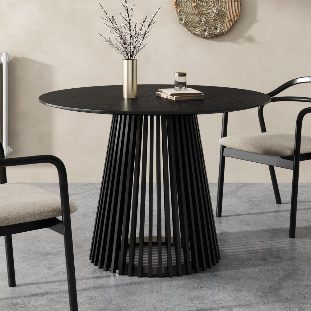 V264-DNT-421C-BLK-11M-189421-00 Palmer Sleek Silhouette Dining Table - Image 1
